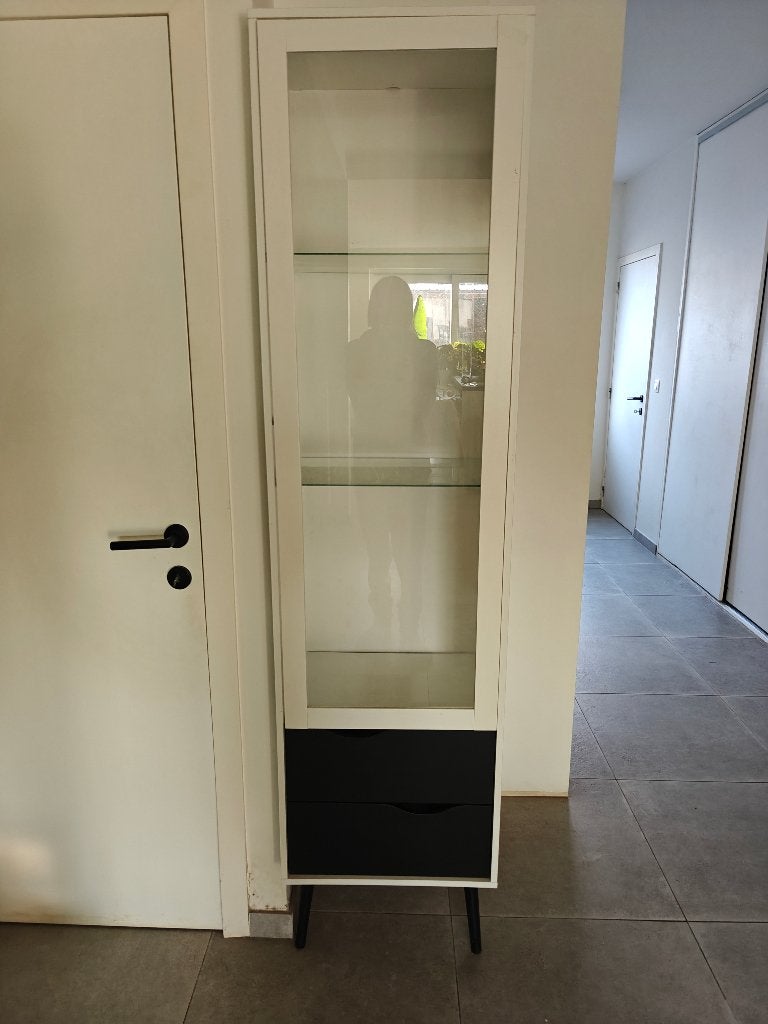 Vitrinekast, Huis en Inrichting, Ophalen, Met lade(s), 200 cm of meer, 50 tot 100 cm