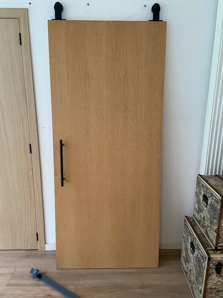 Houten schuifdeur, 75 à 150 cm, Chambranle de porte, Comme neuf, Enlèvement