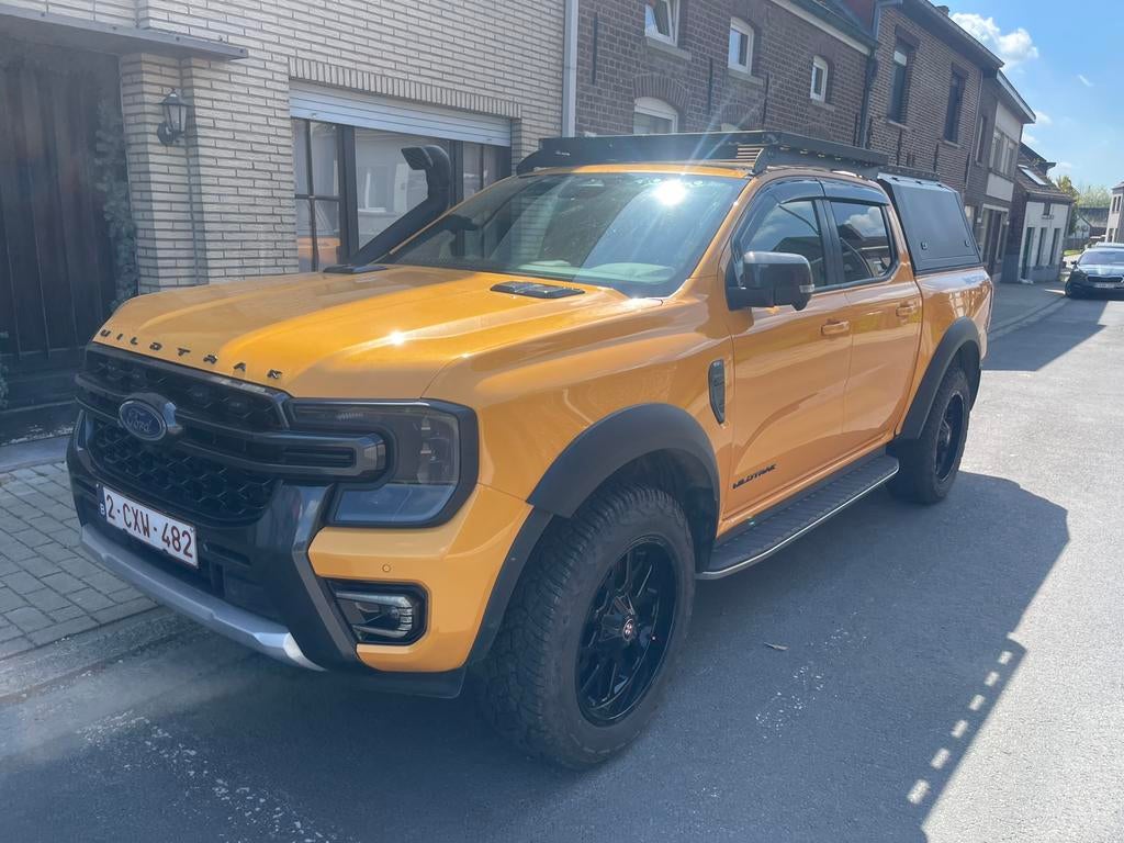 Ford Ranger 2.0 2024 37 km, Autos, Cuir, Achat, Jaune, Noir