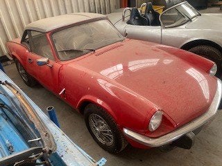 Triumph Spitfire, Voorwielaandrijving, 4 zetels, Stof, Beige