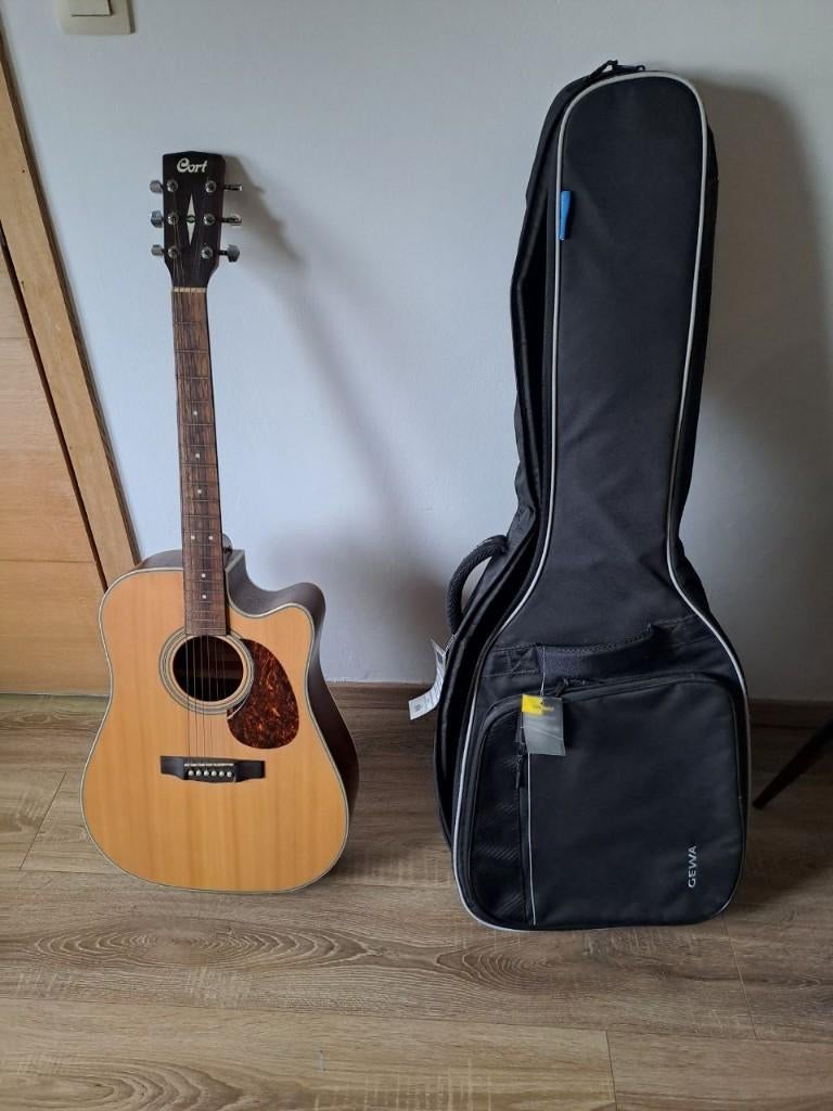 Cort MR600F électro-acoustique + housse GEWA – très bon état, Musique & Instruments, Enlèvement, Comme neuf, Guitare Western ou Guitare Folk