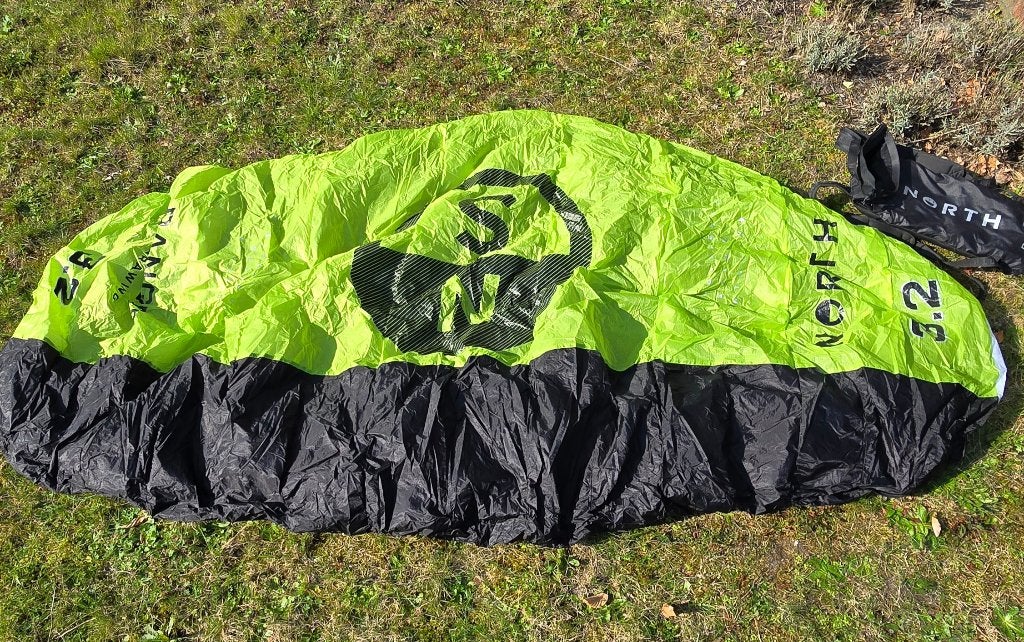 Parawing North Ranger 3,2 km, Enlèvement ou Envoi, Utilisé, Pièces de Wingsurf