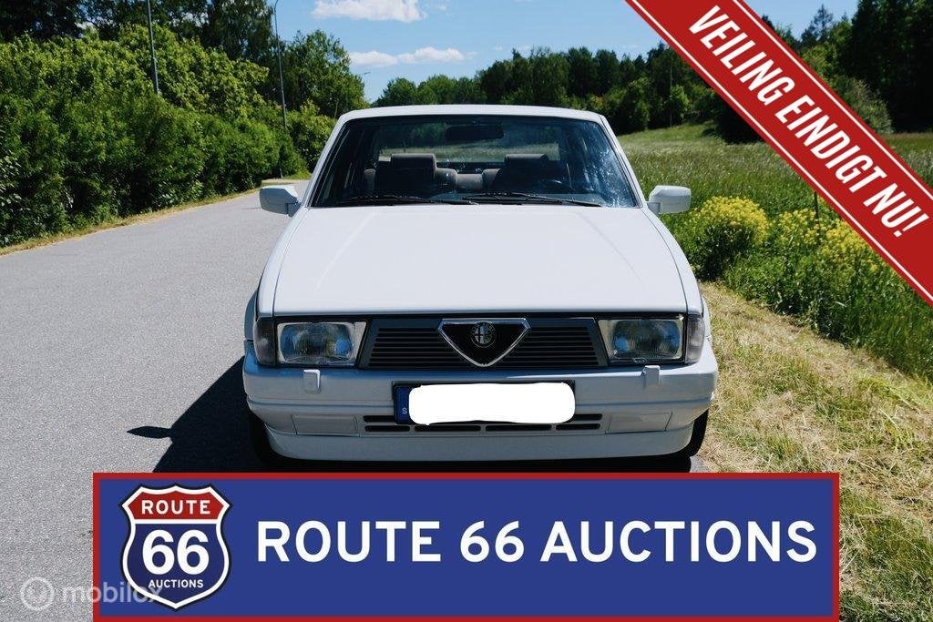 Alfa Romeo 75 2.0 Carburettor | 1986 | Route 66 Auctions, Autos, Achat, Entreprise, Boîte manuelle, Autre carrosserie