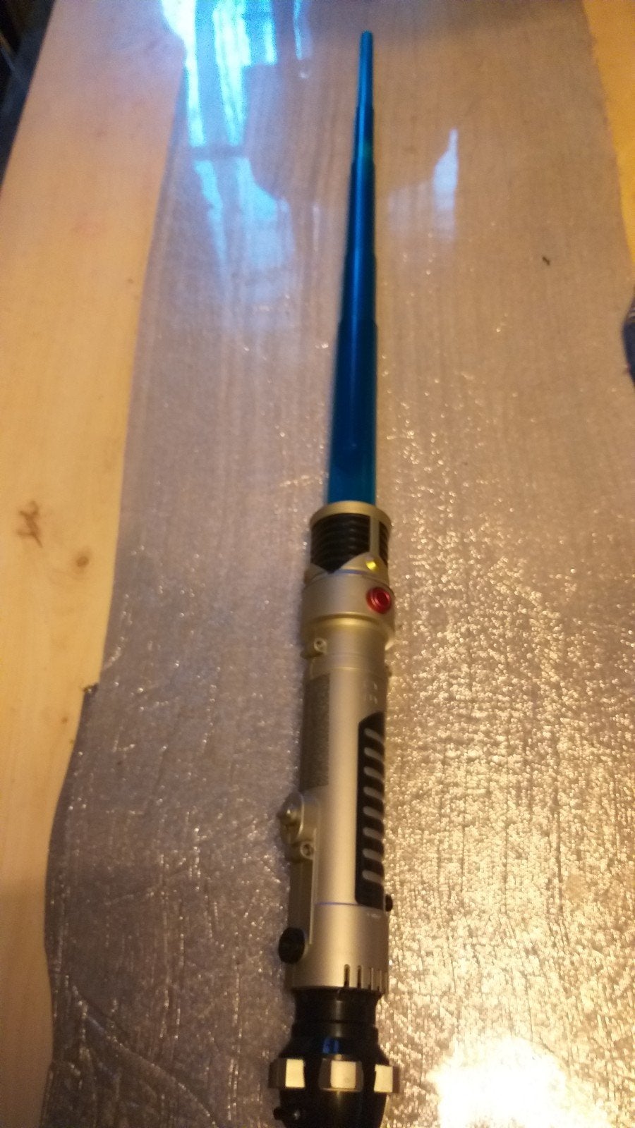 Star Wars Hasbro C-086 D Oki wan kenobi licht zwaard, Ophalen, Gebruikt