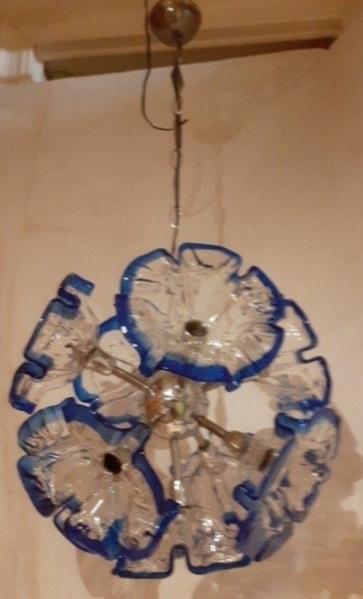 lustre spoutnik Murano vintage, Antiquités & Art, Enlèvement