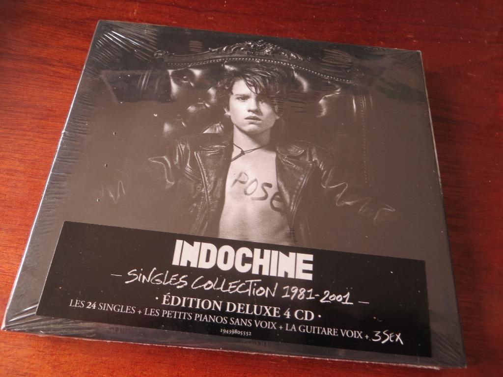 INDOCHINE  4 CD SET - SINGLES COLLECTION 1981-2001 (NEUF), Envoi, Neuf, dans son emballage, Pop, Coffret