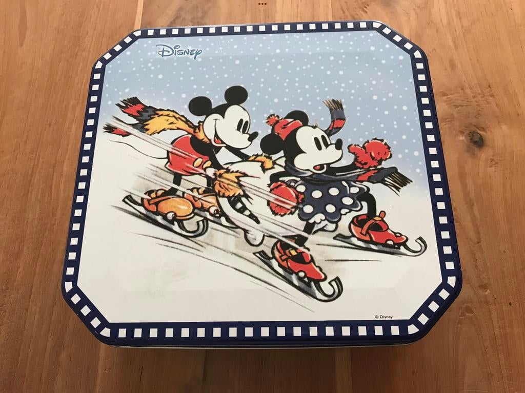 Blik blikken doos Mickey & Minnie Mouse, Ophalen of Verzenden