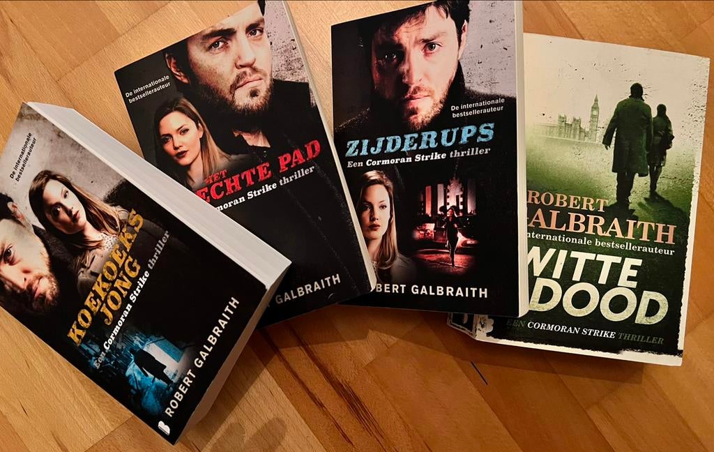 Robert Galbraith - reeks 4 eerste boeken van serie, Livres, Thrillers, Comme neuf, Enlèvement ou Envoi