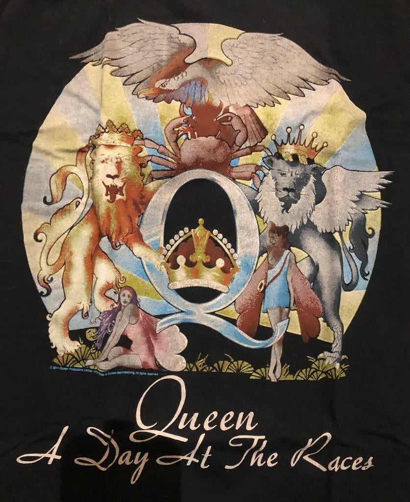 QUEEN - A Day at the Races zwart t-shirt S nooit gedragen, Ophalen of Verzenden, Zo goed als nieuw