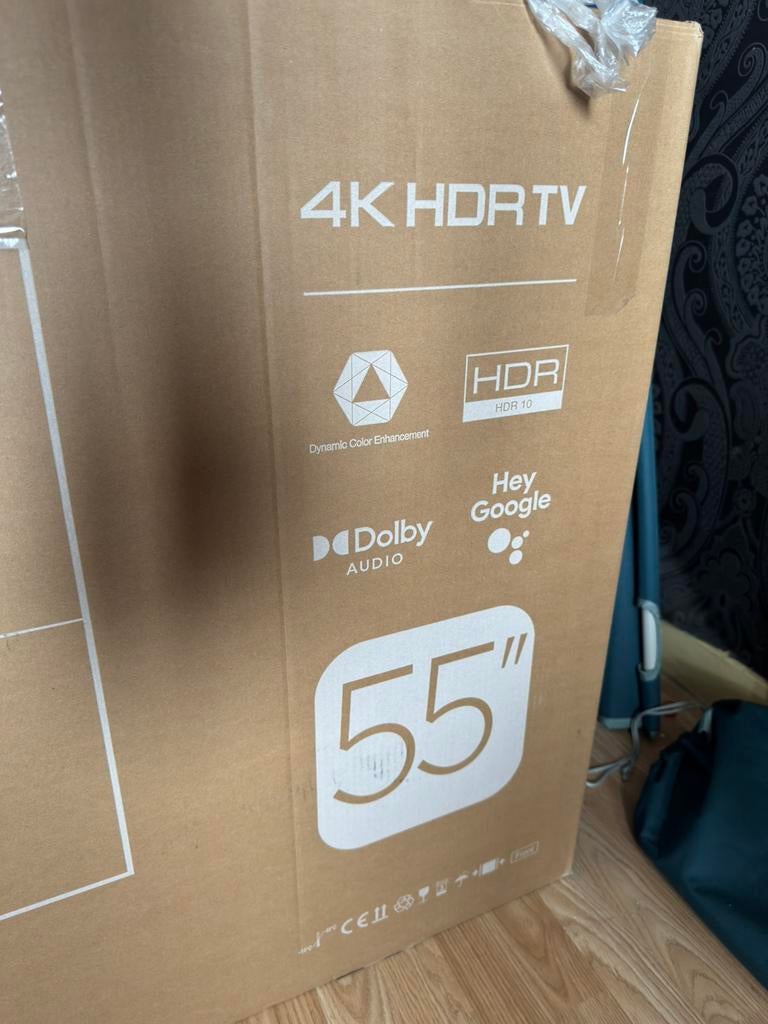 Smart TV 55” NIEUW, Enlèvement, Comme neuf, 80 à 100 cm, Smart TV