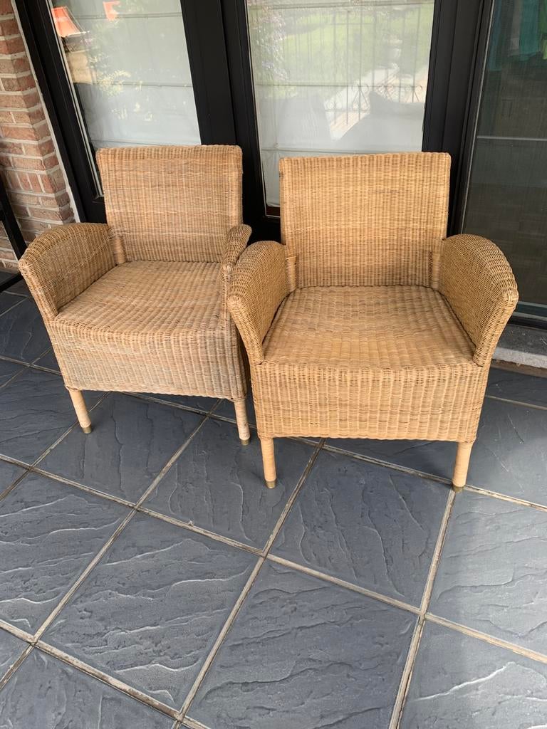 Tuinstoelen neutrale kleur, Tuin en Terras, Ophalen, Gebruikt