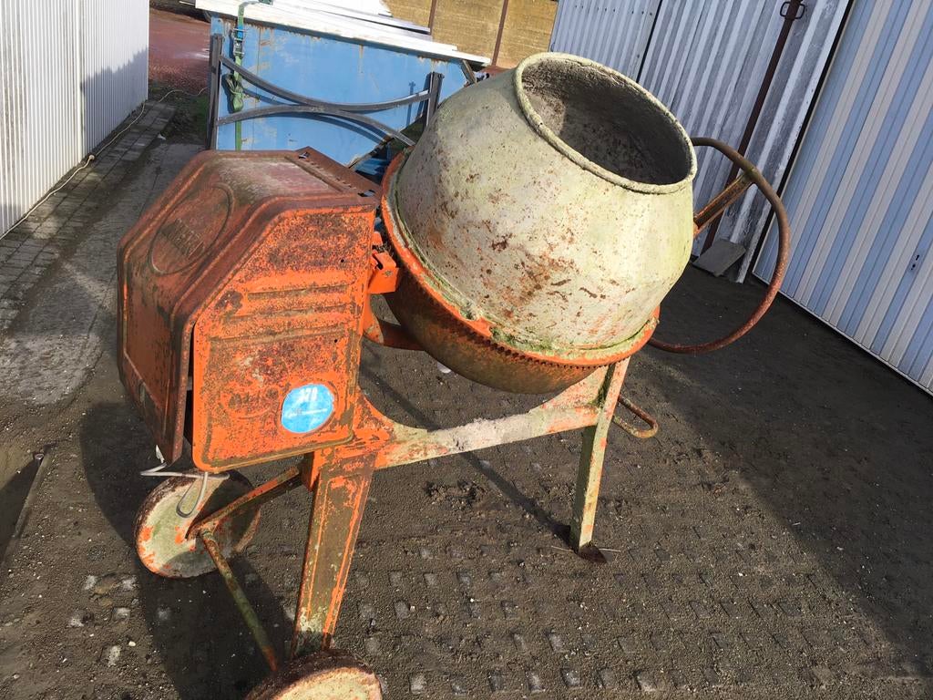 Bétonnière Alko, Enlèvement, Utilisé