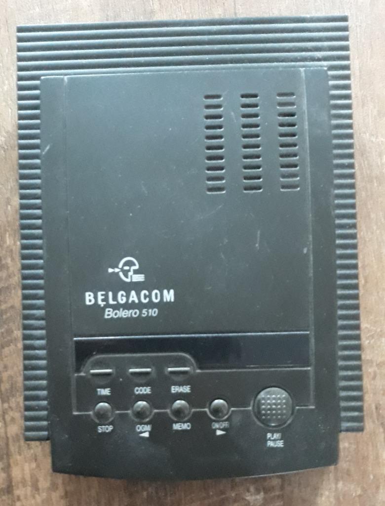 Répondeur téléphonique Boléro 510, Télécoms, Répondeurs, Utilisé, À mémoire, Fonction haut-parleur, Plusieurs messages, Fonction mémo