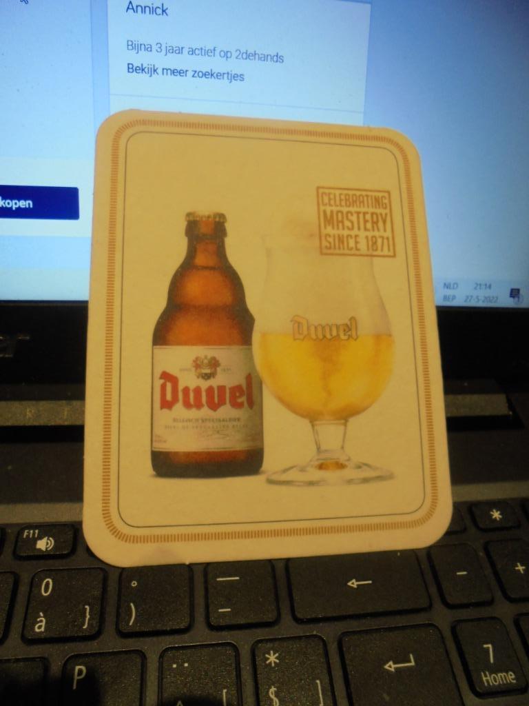 Duvel, Enlèvement ou Envoi, Comme neuf, Sous-bock, Duvel