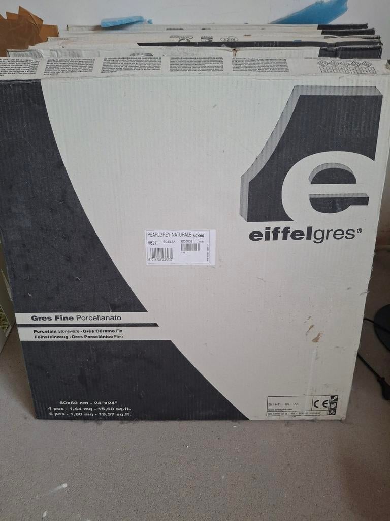 Keramische tegels Eiffelgres Pearlgrey Naturale, Enlèvement, Neuf
