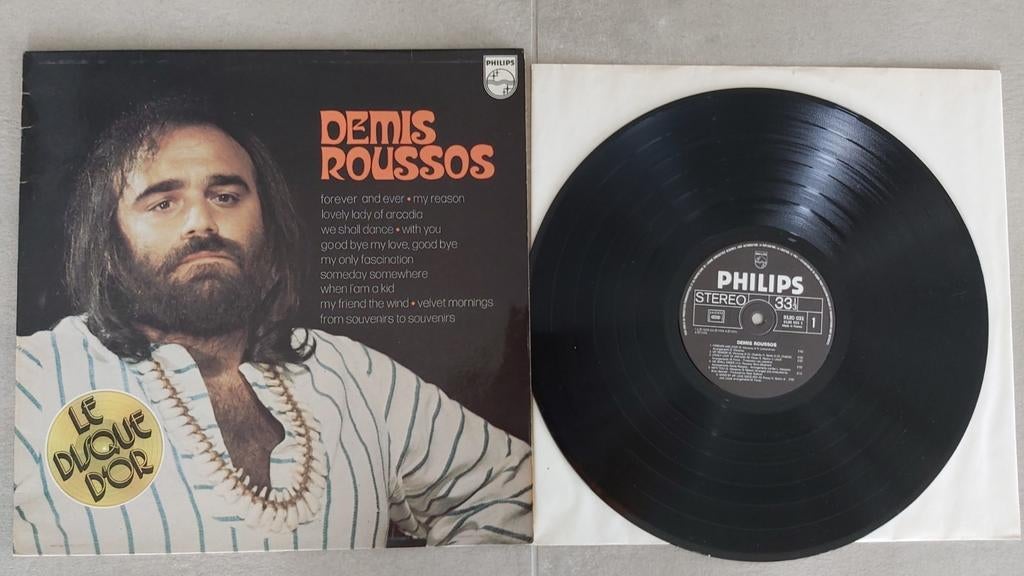 Demis Roussos  - disque d'or, Enlèvement ou Envoi, Comme neuf, 12 pouces