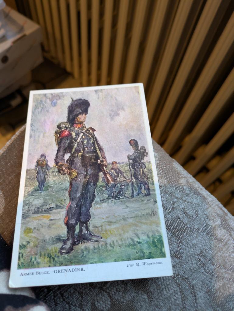 Armée belge - grenadier, Enlèvement ou Envoi, Armée de terre, Photo ou Poster