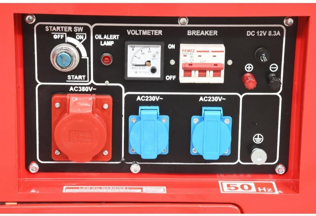 Groupe électrogène 6,0 kva max diesel économique, silencieux, Enlèvement ou Envoi, Neuf
