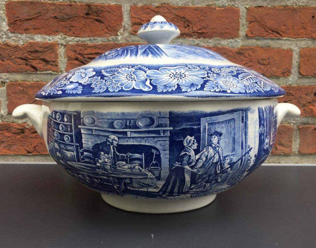 Soupière Staffordshire, bleu liberty, Enlèvement ou Envoi