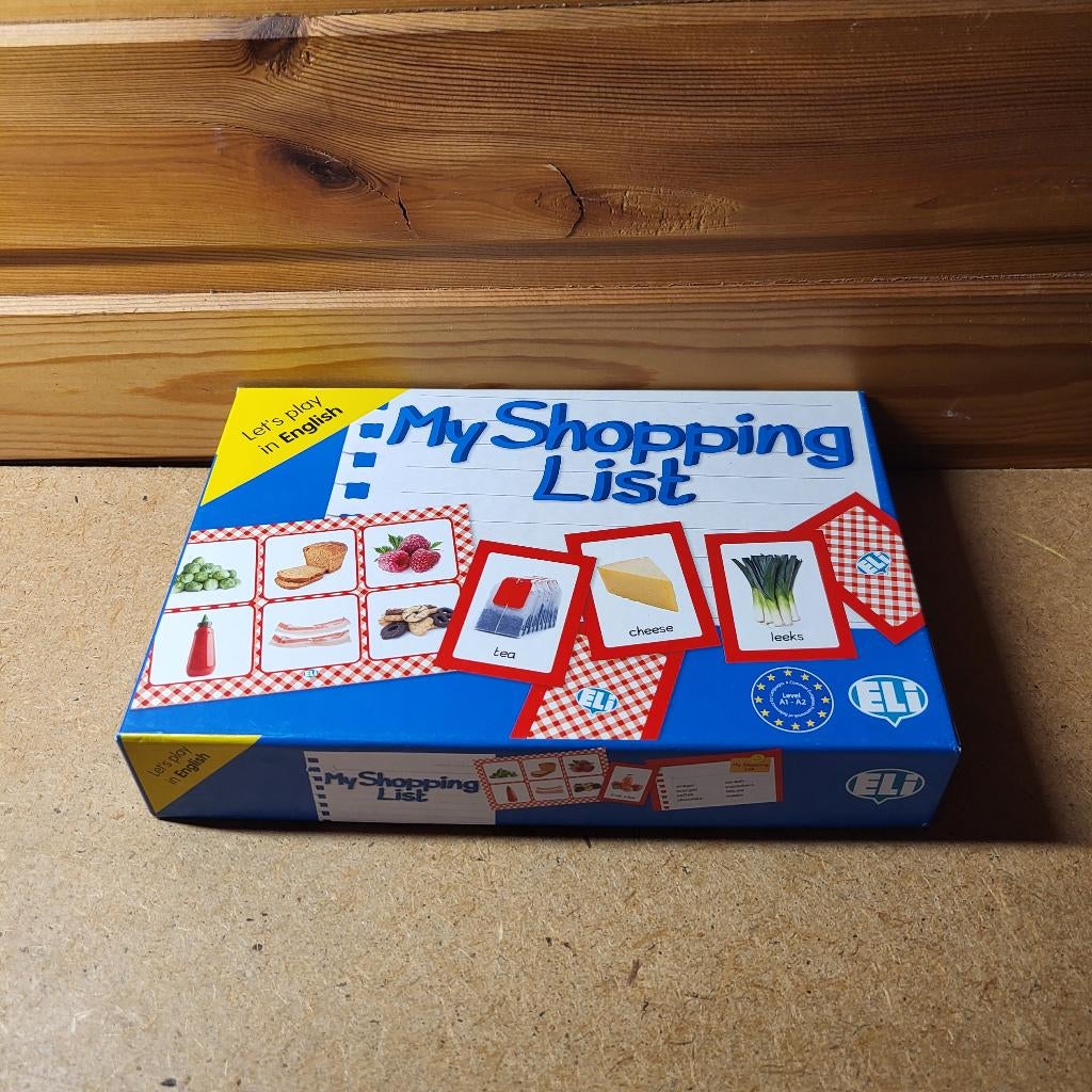 Engels educatief spel: My Shopping List, Ophalen of Verzenden, Zo goed als nieuw, Taal en Lezen