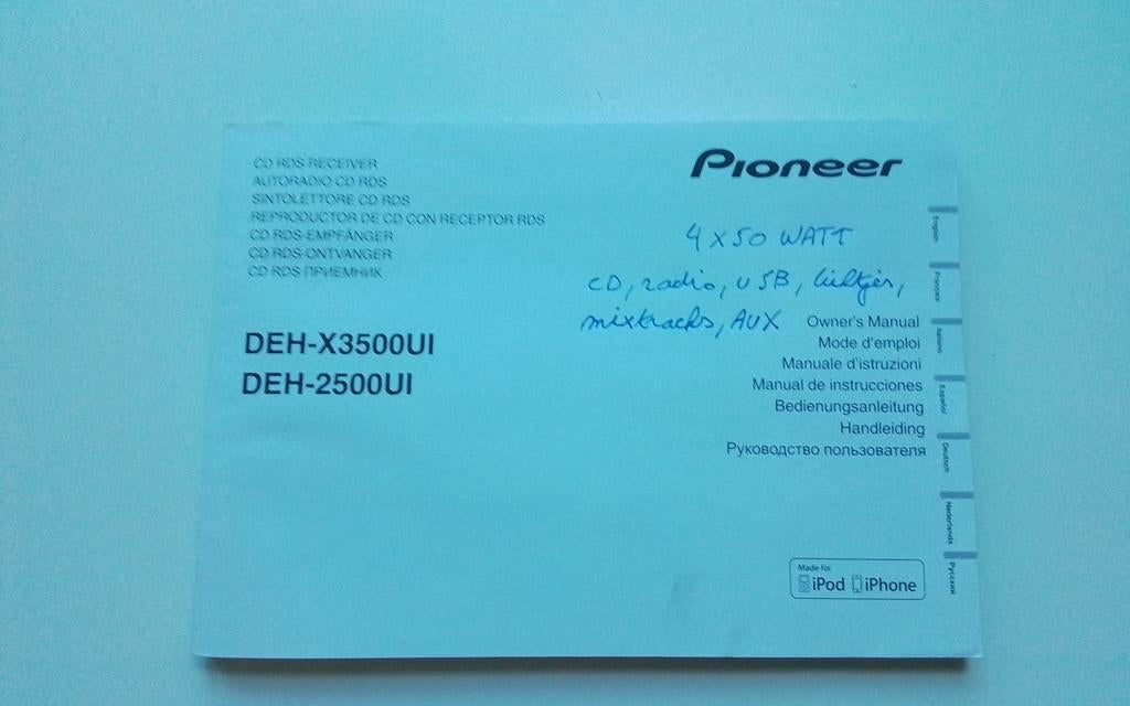 Autoradio pioneer, Enlèvement ou Envoi, Comme neuf