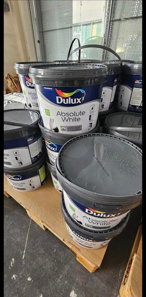 9l matte witte verf, Ophalen, Verf