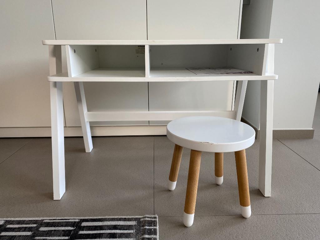 Kinderbureau met krukje FLEXA te koop, Ophalen, Gebruikt, Tafel(s) en Stoel(en)