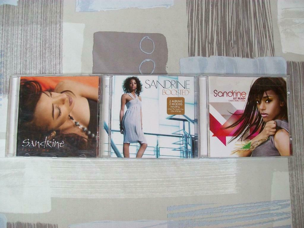 Cd - Sandrine - That's Me - Boosted - Get Ready - Album, Ophalen of Verzenden, Gebruikt