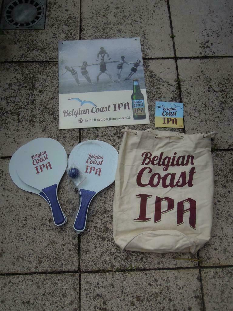 verzamelaar St Feuillien  Belgian coast IPA, Ophalen of Verzenden, Zo goed als nieuw, Reclamebord, Plaat of Schild