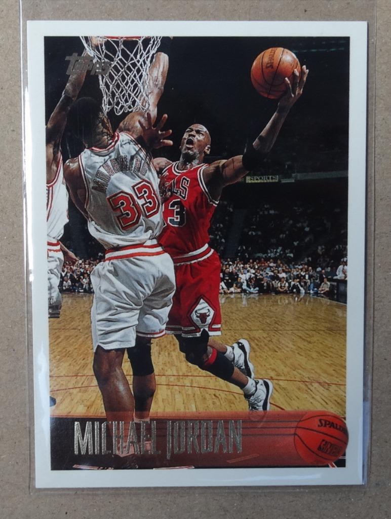 96/97 Topps NBA Michael Jordan #139, Verzenden, Zo goed als nieuw, Overige typen