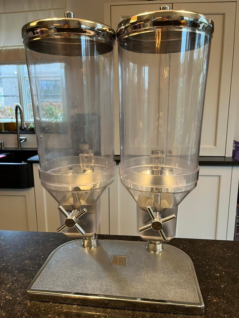 Cornflakes Dispenser | Kunststof | 2x 4,5 Liter, Ophalen, Zo goed als nieuw