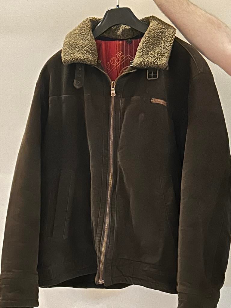 Marlboro Classics herenjas XL, Ophalen, Gedragen, Maat 56/58 (XL), Bruin