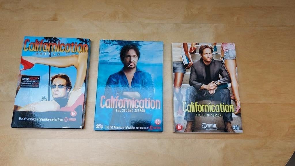 Californication - seizoenen 1, 2 en 3 - in perfecte staat, Cd's en Dvd's, Dvd's | Tv en Series, Ophalen of Verzenden, Zo goed als nieuw