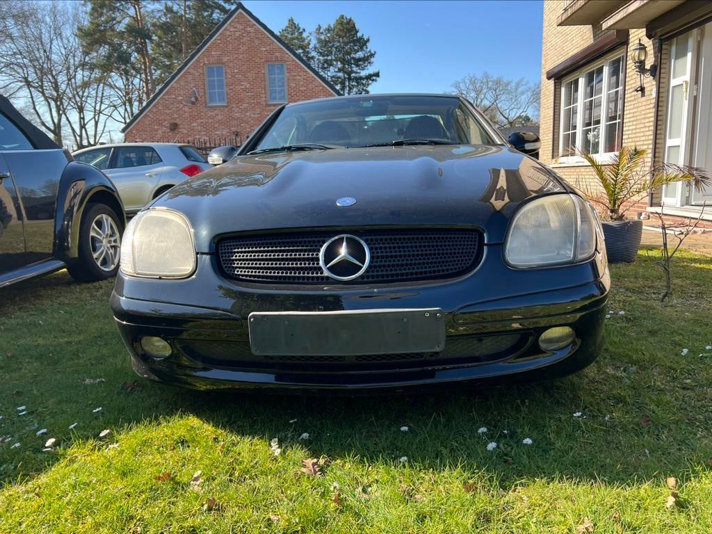 Mercedes SLK-200 2,0 L essence+GPL 120 kw 0497256435, Cuir, Entreprise, Boîte manuelle, Noir