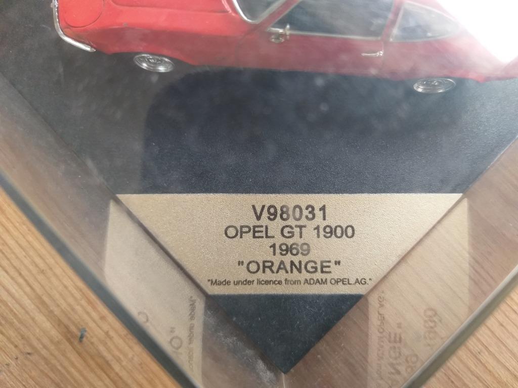 Modelauto Vitesse 1/43 Opel GT 1969 oranje, Ophalen