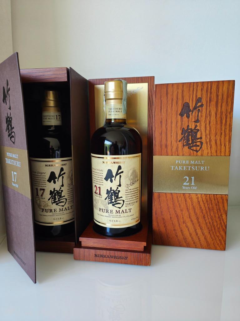 TAKETSURU 17 ans, + 21 ans Pur Malt, en Coffret Bois, LMDW,, Collections, Vins, Neuf, Autres types, Autres régions, Pleine, Enlèvement ou Envoi