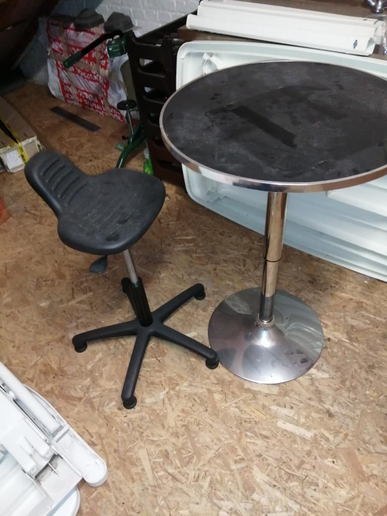 Table ronde de 60 cm de diamètre, Neuf, 55 à 75 cm, Enlèvement ou Envoi, Rond