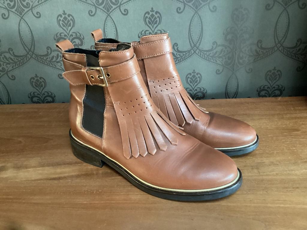 Enkellaarsjes River Woods 39, River Woods, Comme neuf, Brun, Boots et Botinnes
