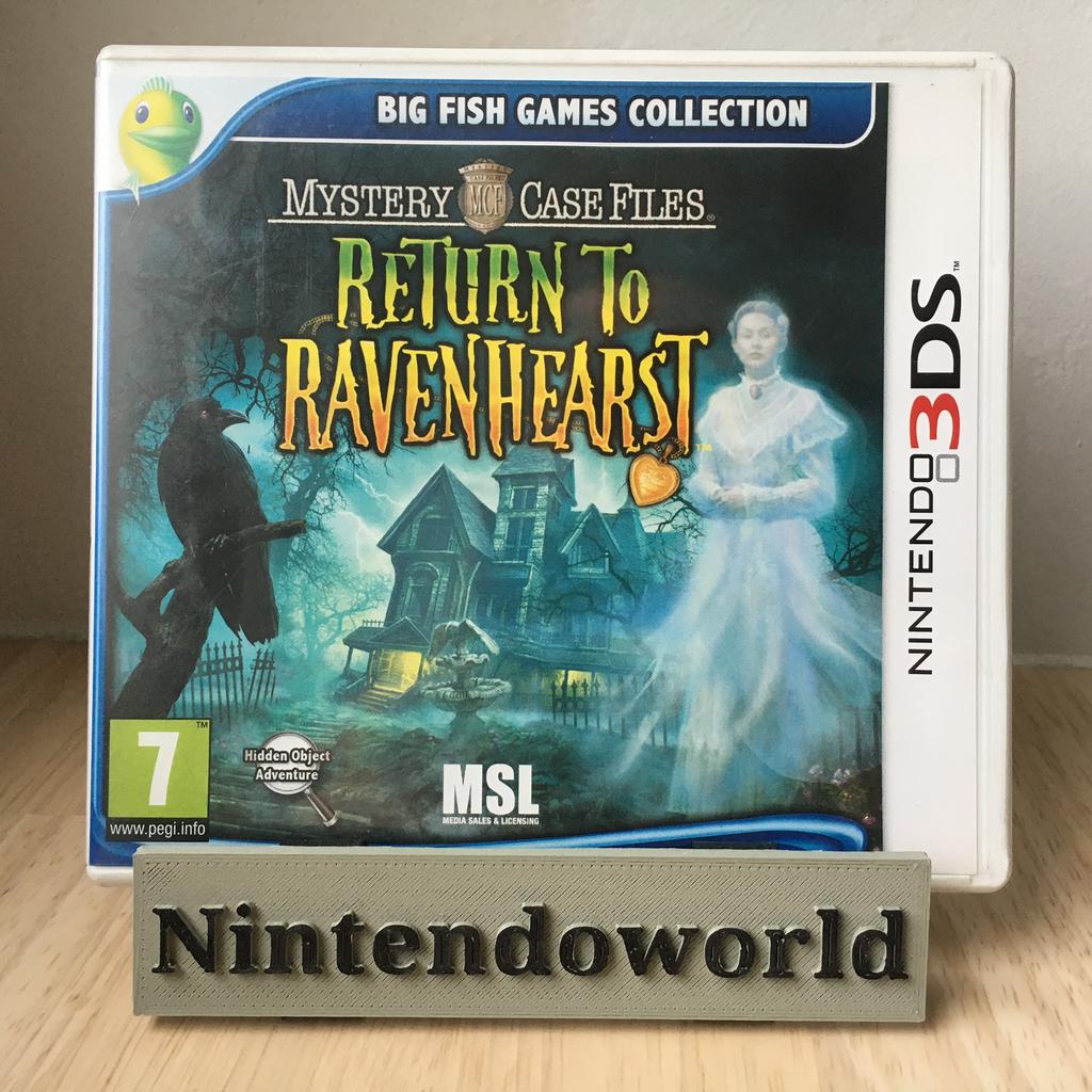 Mystery Case Files - Return To Ravenheart (3DS), Games en Spelcomputers, Games | Nintendo 2DS en 3DS, Ophalen of Verzenden, Zo goed als nieuw