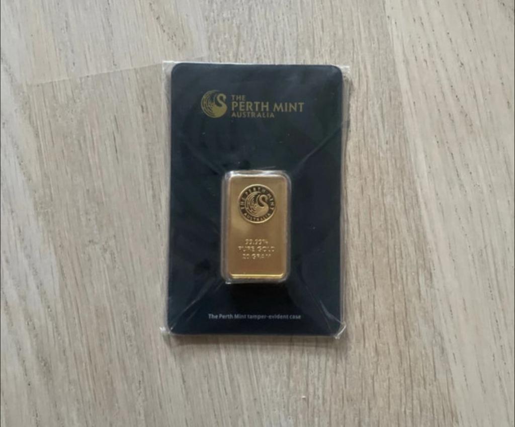 Goudbaar 20g, Ophalen