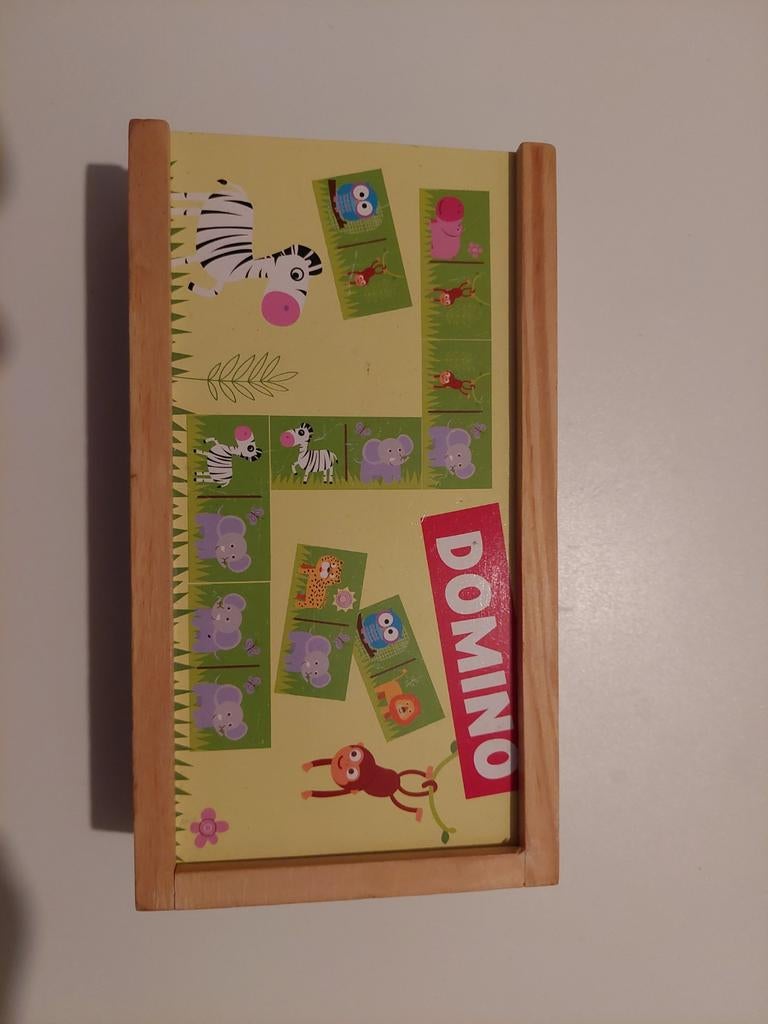 Houten domino, Hobby en Vrije tijd, Gezelschapsspellen | Overige, Ophalen of Verzenden