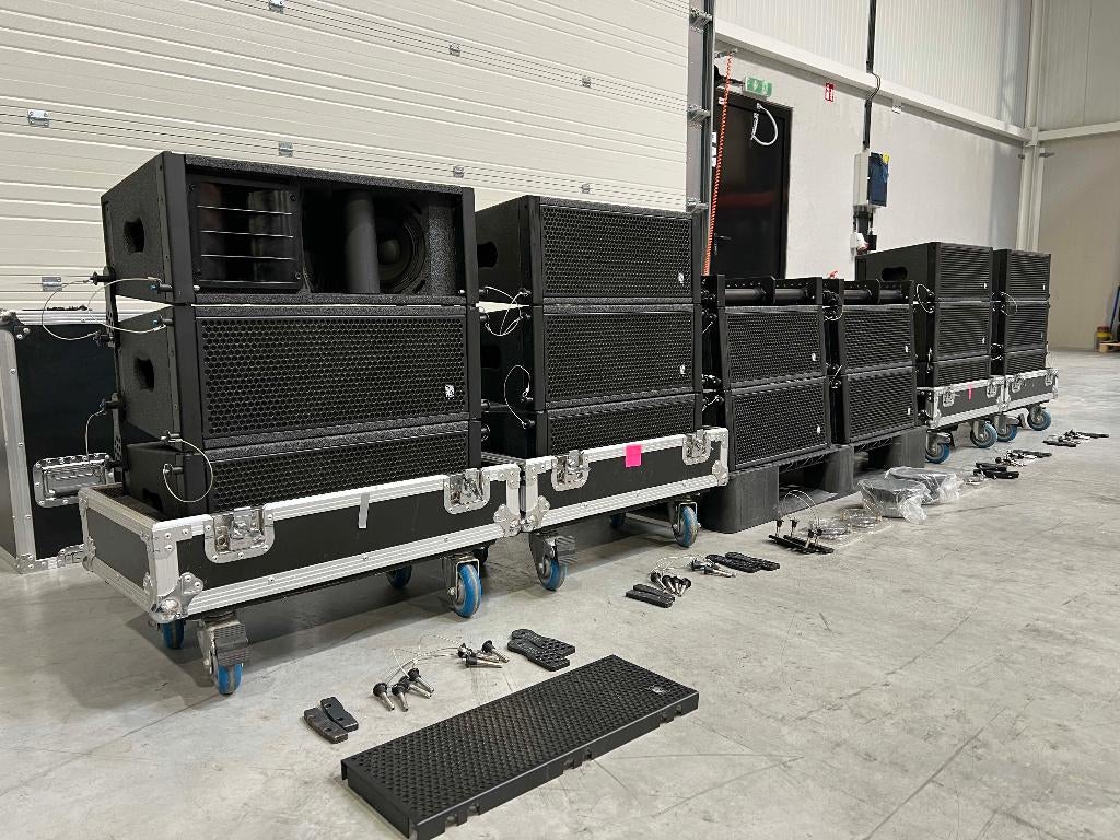 S-Audio Pro Audio line array: 16x MIA Array 2x6,5"/1x1", TV, Hi-fi & Vidéo, Enceintes, Autres marques, Enlèvement ou Envoi, Utilisé