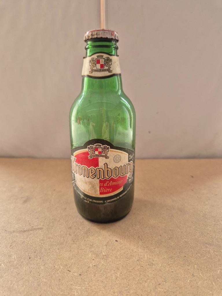 Bouteille de bière Kronenbourg (modèle 3), Ophalen of Verzenden, Gebruikt, Flesje(s), Overige merken