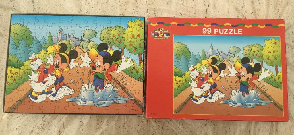 Mickey mouse puzzel - 99 stukjes, Ophalen of Verzenden