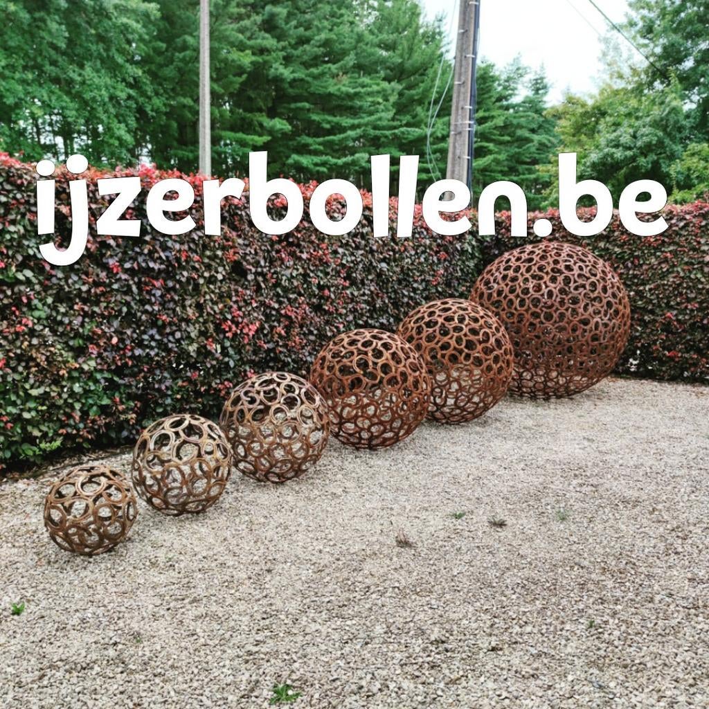 Hoefijzer bollen,vuurkorven en andere decoratie,smeedijzer, Ophalen of Verzenden, Nieuw, Metaal, Overige typen