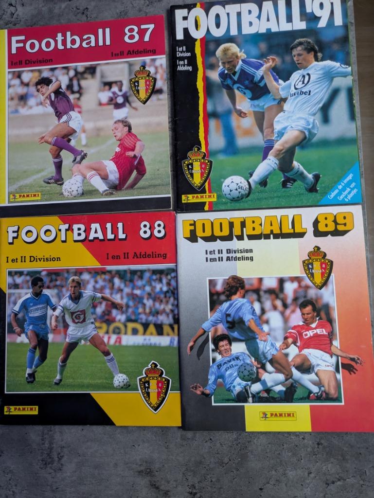 PANINI FOOTBALL ALBUMS 87/88/89/91 +BESTELBON VOLLEDIG LEEG, Verzenden, Nieuw, Sticker