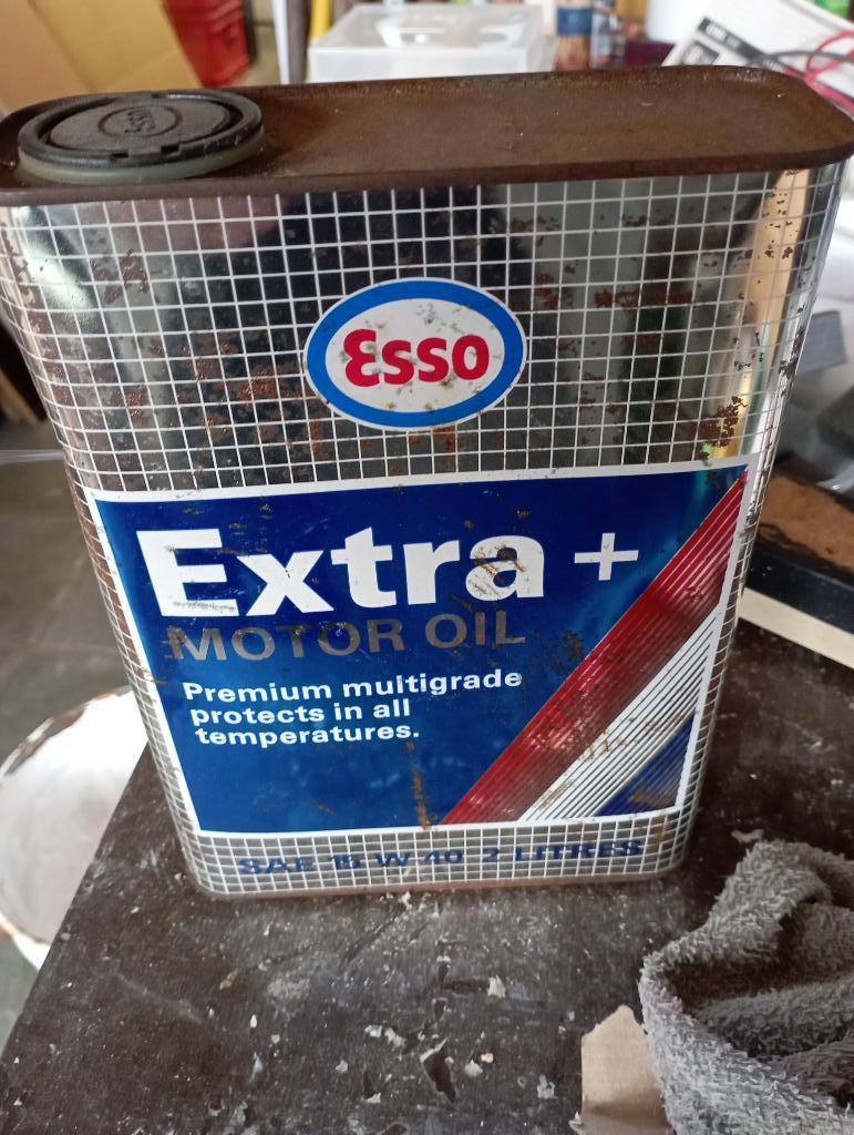 Ancien Bidon Huille ESSO encore fermer 2Ltr, Enlèvement, Neuf, Autres types