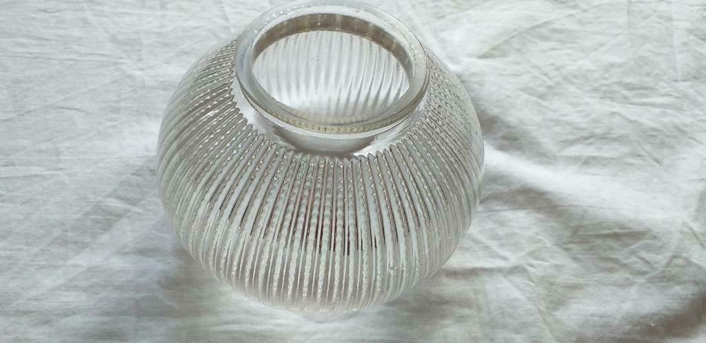 Globe en verre pour suspension art deco, Enlèvement ou Envoi, Utilisé, Verre, Art déco