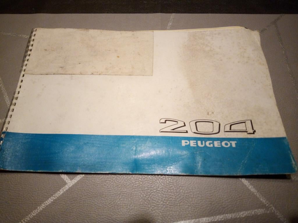 dépliant Peugeot 204, Enlèvement ou Envoi