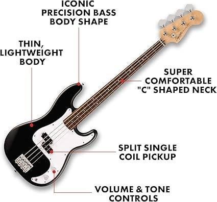 Guitare basse de précision | LIVRAISON GRATUITE, Neuf, FENDER, Électrique, -